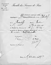 diplôme de doctorat