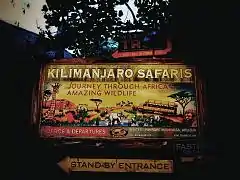 Enseigne de l'attraction