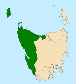 Carte de la circonscription.