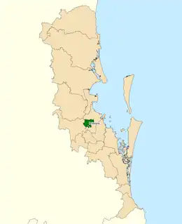 Carte de la circonscription.