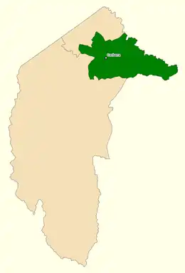 Carte de la circonscription.