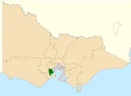 Carte de la circonscription.