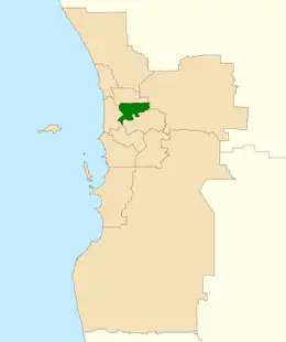 Carte de la circonscription.