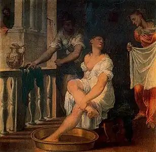 Bethsabée au bain, 1552, Florence, galerie des Offices.