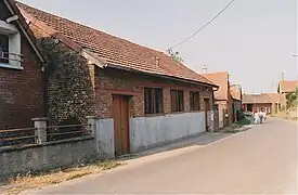 La salle communale avant travaux.