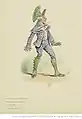 Costume de Sparadrap pour La Princesse de Trébizonde de Jacques Offenbach (1869)