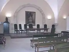 La salle des actes de l'UFR Droit.