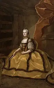 Portrait de Louise-Marie, huile sur toile, deuxième moitié du XVIIIe siècle par François-Hubert Drouais.