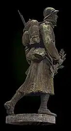 Le poilu côté droit