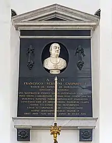 Monument de l’évêque Francesco Scipione Dondi dall'Orologio.