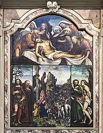 Chapelle Calcasoli - Tableaux du retable