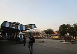 Un quai de la gare de Durgapur