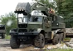 pelleteuse de l'armée ukrainienne,