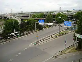 L'échangeur de la porte de la Chapelle, à Paris., Aire urbaine de Paris