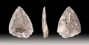 Pointe Levallois retouchée(Muséum de Toulouse).