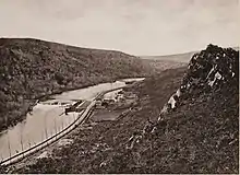 Écluses n° 135 de Granges et n° 136 de Longeau en 1883 (englouties).