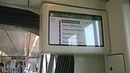 Ecran d'informations dynamiques