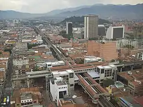 Vue de la station depuis lEdificio del Café.