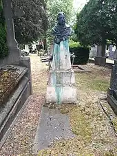 Sépulture d'Edmond Riquier-Delaunay au cimetière de l'Est de Lille