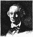 Portrait de Baudelaire, peint et gravé par Manet, 1865 musée Delacroix