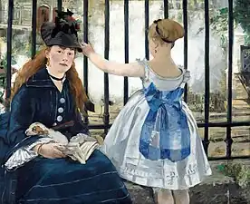 Le Chemin de fer, 1872–1873 (93,3 × 111,5 cm), Washington, National Gallery of Art.