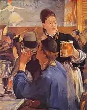 Coin de café-concert, 1878-1879 (97,5 × 77,5 cm), Londres, National Gallery.