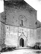 le portail, en 1919 photographie Henri Heuzé,