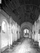 En 1919, la nef par Heuzé.