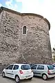 Chœur de l'église Saint-Martin vu de l'extérieur.
