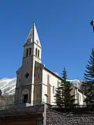 L'église Saint-Étienne (Saint-Étienne-en-Dévoluy).