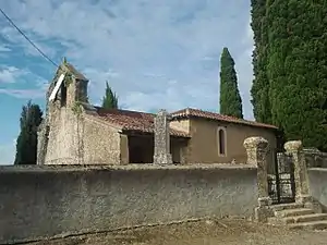 Vue depuis la route.