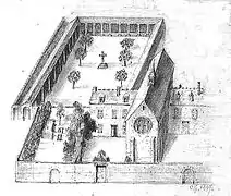 l'église au XIXe siècle, Bibliothèque Carnegie (Reims).