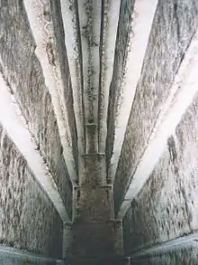 Voûtes en encorbellement de la première antichambre