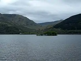 Vue de l'île, le 14 mai 2014.