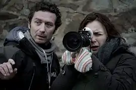 Avec Pierrick Gantelmid'Ille (Les Déferlantes).