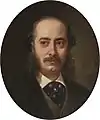 Portrait du peintre Manuel Castellano par D. Fierros (1865).