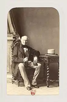 Photographie du duc Decazes à la fin de sa vie.