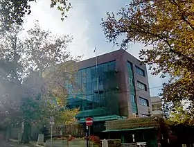 Vue de la mission diplomatique