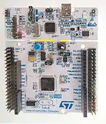 Un des types de carte Nucleo STM32F411 (F4)