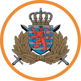 Armoiries de l’Armée luxembourgeoise, utilisées comme logo officiel