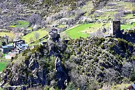 Vue d'ensemble du site historique de Les Bons