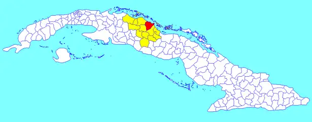 Municipalité d'Encrucijada dans la province de Villa Clara
