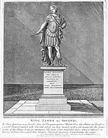 Gravure de la statue par N. Smith (1791).