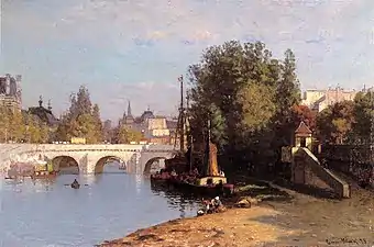 Peint par Enneking John Joseph.