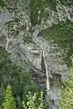 Cascade d'Aiglière, une des plus hautes d'Europe avec 100 m de dénivelé.