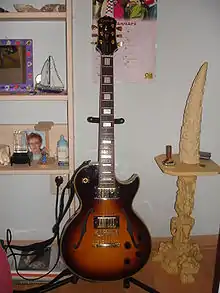 Photographie d'une Les Paul ES Custom 1996