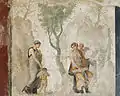 L'amour puni, dans un paysage de rochers. Fresque, H. 154 cm. Maison de l'Amour puni, Ier siècle. Pompéi. Musée archéologique de Naples.