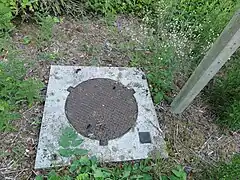 La tête de puits matérialisée no 2.