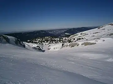 La piste Bouquetin en 2012.