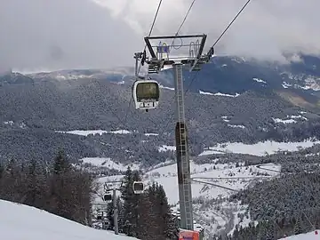 Télécabine Pré des Preys, anciennes cabines